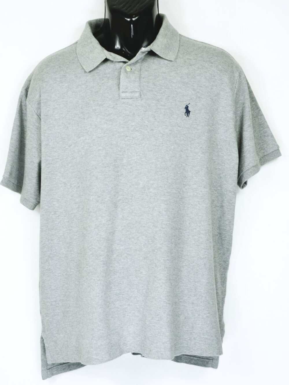 Polo Ralph Lauren Men's Size XL Gray Cotton Short Sleeve Polo Shirt